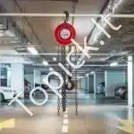 Mini rankinis grandininis keltuvas 1 t | 2 m pakėlimo aukštis | G80 plieninė grandinė | 360° sukiojamas kablys - Image 2