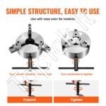 K11–200 3 žnyplių savicentruojantis griebtuvas Ø 200 mm - Image 5