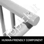 Dvigubas dviračių stovas su 10 laikiklių, grindinis laikymo stovas garažui ir kiemui - Image 5