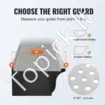 Latakų apsauga nuo lapų, 31,7 m ilgis, 15,2 cm plotis, tinklinė danga lietvamzdžiams - Image 2