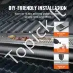 Latakų apsauga nuo lapų, 31,7 m ilgis, 15,2 cm plotis, tinklinė danga lietvamzdžiams - Image 4