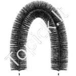 Latakų apsauginė šepetinė sistema, 40 vnt., 38,4 m bendras ilgis, 11 cm skersmuo, su šereliais - Image 8