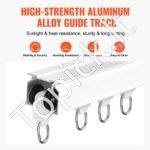 5,4 m lubų užuolaidų bėgelis su kabliukais ir laikikliais - Image 7