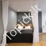 5,4 m lubų užuolaidų bėgelis su kabliukais ir laikikliais - Image 2