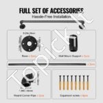 Metaliniai retro stiliaus turėklai, 60 cm ilgis, iki 200 kg apkrova - Image 2