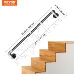 Metaliniai retro stiliaus turėklai, 60 cm ilgis, iki 200 kg apkrova - Image 6