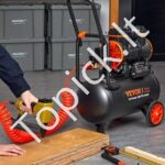 1450W tylus oro kompresorius be alyvos – 24L bakas, 70 dB garsumo, 230V - Image 2