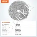 Cinkuota Anglinio Plieno Grandinė – 3,5 mm x 10 m - Image 3