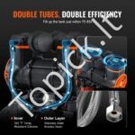 900 W tylus bealyvinis oro kompresorius – 18 L bakas, 70 dB garsumo, 230 V - Image 7