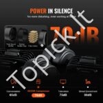 900 W tylus bealyvinis oro kompresorius – 18 L bakas, 70 dB garsumo, 230 V - Image 6