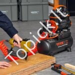 8 l aliumininis „whisper“ oil‑free kompresorius – 900 W, 70 dB, 2800 rpm - Image 2