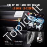 860 W tylus bealyvinis oro kompresorius – 8 L bakas, 120 PSI, 230 V - Image 7