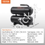 860 W tylus bealyvinis oro kompresorius – 8 L bakas, 120 PSI, 230 V - Image 3