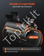 2 AG (2 HP) tylus bealyvinis oro kompresorius – 75 L bakas, 125 PSI, 78 dB - Image 5