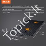 Guminė slenksčio rampa su kanalu – 111 × 40,6 × 5 cm, apkrova iki 15 tonų - Image 3