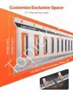 Transporto bėgiai (34 vnt.) 1,52 m - Image 8