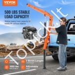 Kranas pikapui, sukiojamas, pakėlimo galia 227 kg, plieninis, 360° sukimas - Image 8