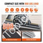 121,92 x 73,7 x 5,1 cm sulankstoma aliumininė slenksčio rampa – iki 363 kg apkrova - Image 7