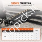 213 cm sulankstoma aliumininė neįgaliųjų rampa – iki 363 kg apkrova - Image 5