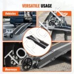 213 cm sulankstoma aliumininė neįgaliųjų rampa – iki 363 kg apkrova - Image 4