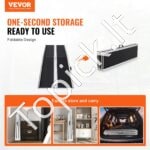 244 cm sulankstoma aliumininė neįgaliųjų rampa – iki 363 kg apkrova - Image 8