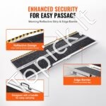 244 cm sulankstoma aliumininė neįgaliųjų rampa – iki 363 kg apkrova - Image 6