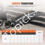 244 cm sulankstoma aliumininė neįgaliųjų rampa – iki 363 kg apkrova - Image 5