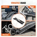 244 cm sulankstoma aliumininė neįgaliųjų rampa – iki 363 kg apkrova - Image 4