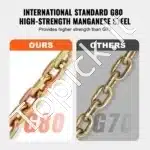 G80 Transportavimo / Tempimo Grandinė – 316 cm x 8 mm - Image 7