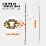 G80 Transportavimo / Tempimo Grandinė – 316 cm x 8 mm - Image 6