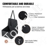 Šuns automobilinė sėdynė iki 11,79 kg Juoda - Image 5