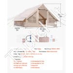 4 × 3 × 2 m pripučiamas palapinės namelis 5–8 asm. su pompa - Image 8