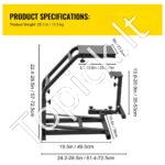 G29, G27, G25 lenktynių simuliatoriaus vairo stovas. - Image 5