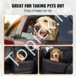 Šuns automobilinė sėdynė iki 11,79 kg Juoda - Image 7