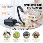 Naminių gyvūnėlių džiovintuvas 2000 W 70 m/s - Image 9