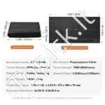 ukštos kokybės sodo audinys nuo piktžolių 0,9 × 30,5 m – juodas, 108 g/m² - Image 3