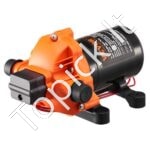 12 V 3 kamerų membraninis vandens siurblys 6,8 l/min (1,8 GPM) su automatinio slėgio jungikliu, 60 W