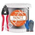 3,18 mm nerūdijančio plieno trosas 305 m (7x7)