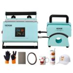 Universalus šiluminio spaudimo aparatas 2 in 1: kepurėms ir puodeliams (155 × 80 mm)