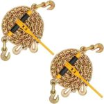 G80 ratchet grandinės tempikliai 59–77 cm – 2 vnt., 4 172 kg apkrova