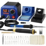 Profesionalus Medžio Degintuvo Rinkinys | Pirografijos Stotelė su Dvigubu Rašikliu ir 23 Antgaliais