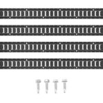 E-Track plieniniai bėgeliai 4 vnt., 152,4 cm ilgio, 914 kg apkrovai