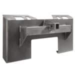 Greito Prijungimo Tvirtinimo Plokštė Krautuvams | 6.35 mm Plienas, 1160x458x235 mm, Keliamoji Galia 1.36 t