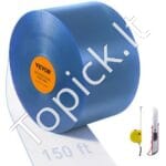 Juostelės užuolaidos PVC durų užuolaidos 82' x 12" Roll Cooler Freezer Clear Plastic