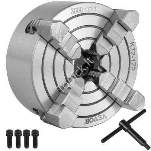 us2FKPK72-12500000001V02Fgoods_img-v102Flathe-chuck-m100-1.2.jpg K72–125 4 žnyplių tekinimo staklių griebtuvė Ø 125 mm - Image 1