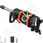 Pneumatinis smūginis veržliasukis 25,4 mm kvadratas, 203 mm prailginta angoje, iki 7000 Nm sukimo momento