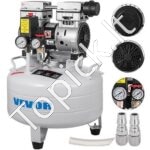 30 l aliumininis tylus bemolis kompresorius – 850 W, 8 bar, 165 l/min