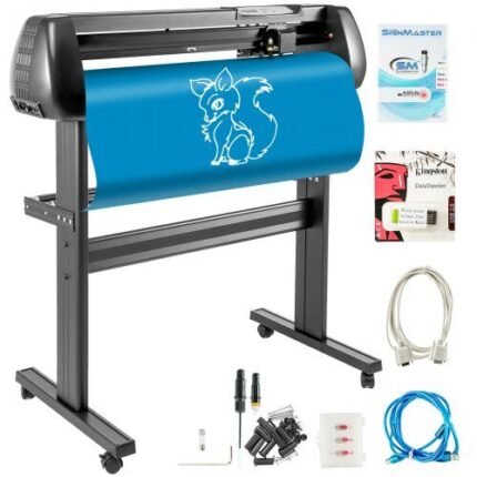 Vinilo Pjovimo Ploteriavimo Staklės | 78 cm Pjovimo Plotis, Su SignMaster Programine Įranga ir Stovu
