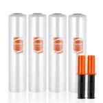 4 ritinėliai stretch plėvelės 381 mm x 305 m, 60 mikronų storio