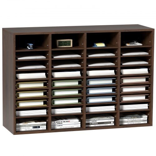us2FMZWJZLFPJBH36S6H5V02Fgoods_img-v22Fwood-literature-organizer-m100-1.2.jpg Medinė dokumentų lentyna su 36 skyriais – aukšta erdvės tvarka ir stilius - Image 1